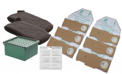 HEPA-Set mit Duftchips passend für Vorwerk Kobold 130 / 131(Vlies) 