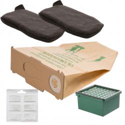 HEPA-Set mit Duftchips passend für Vorwerk Kobold 130 / 131 
