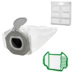 Hepa-Set mit Duftchips FP7 passend für Vorwerk Kobold VK 7 Akkusauger 