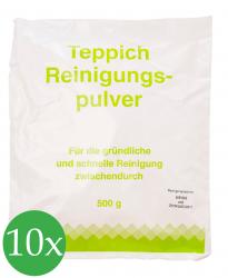 10er Vorratspack Teppichreinigungspulver geeignet für Vorwerk Teppichreinigung 