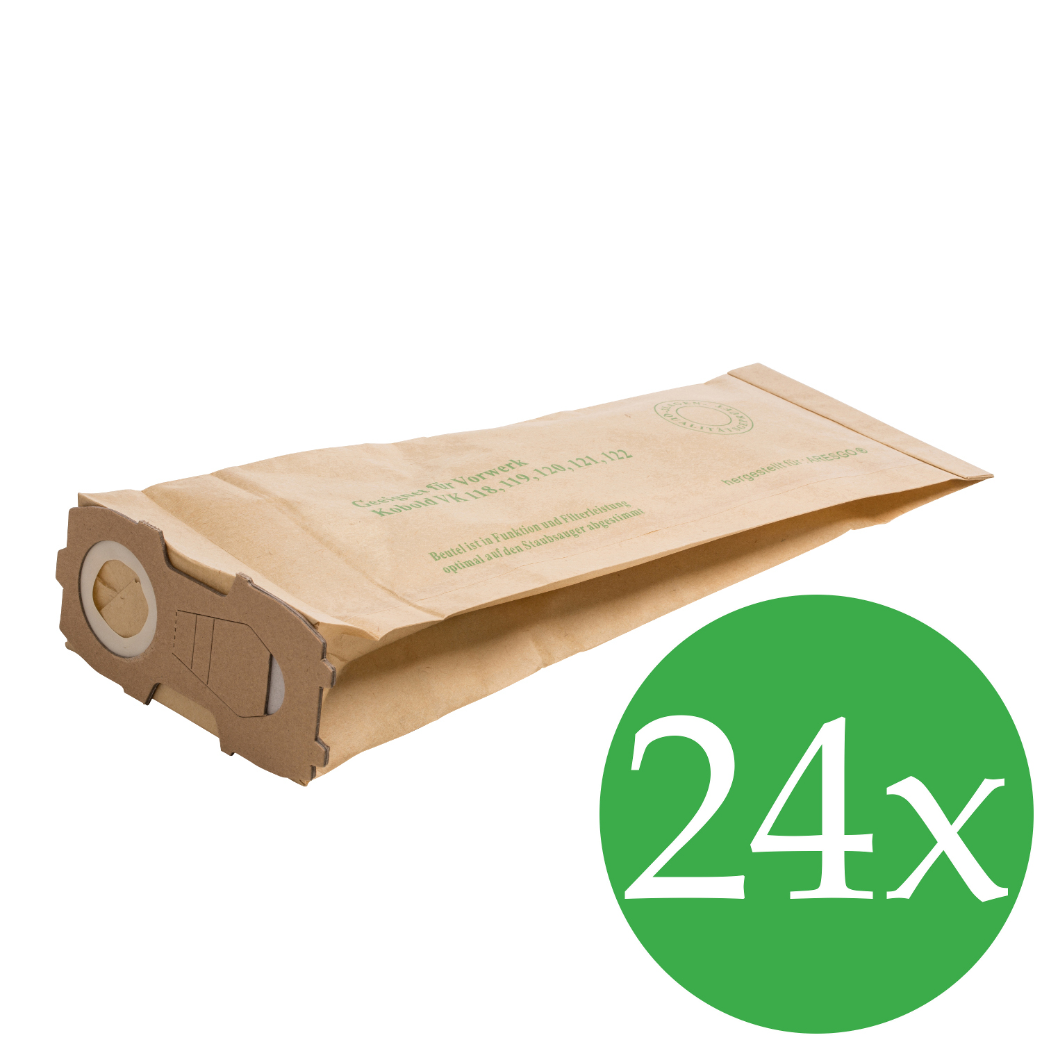 Artikelbild 1 des Artikels “Vorratspack - 24 Filtertüten passend für Vorwerk Kobold 118, 119, 120, 121 und 122 “