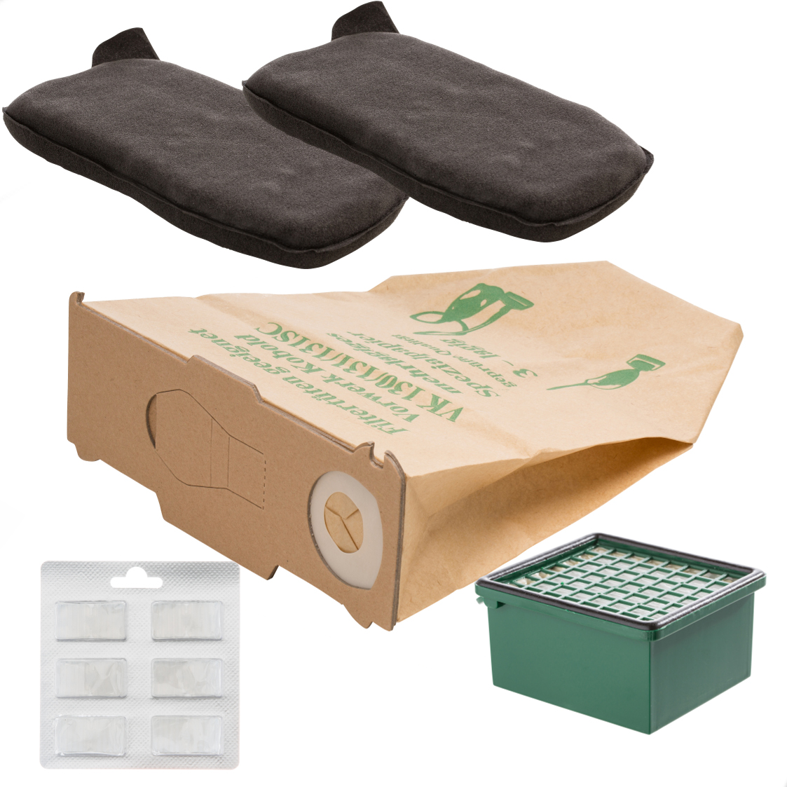 Artikelbild 1 des Artikels “HEPA-Set mit Duftchips passend für Vorwerk Kobold 130 / 131 “