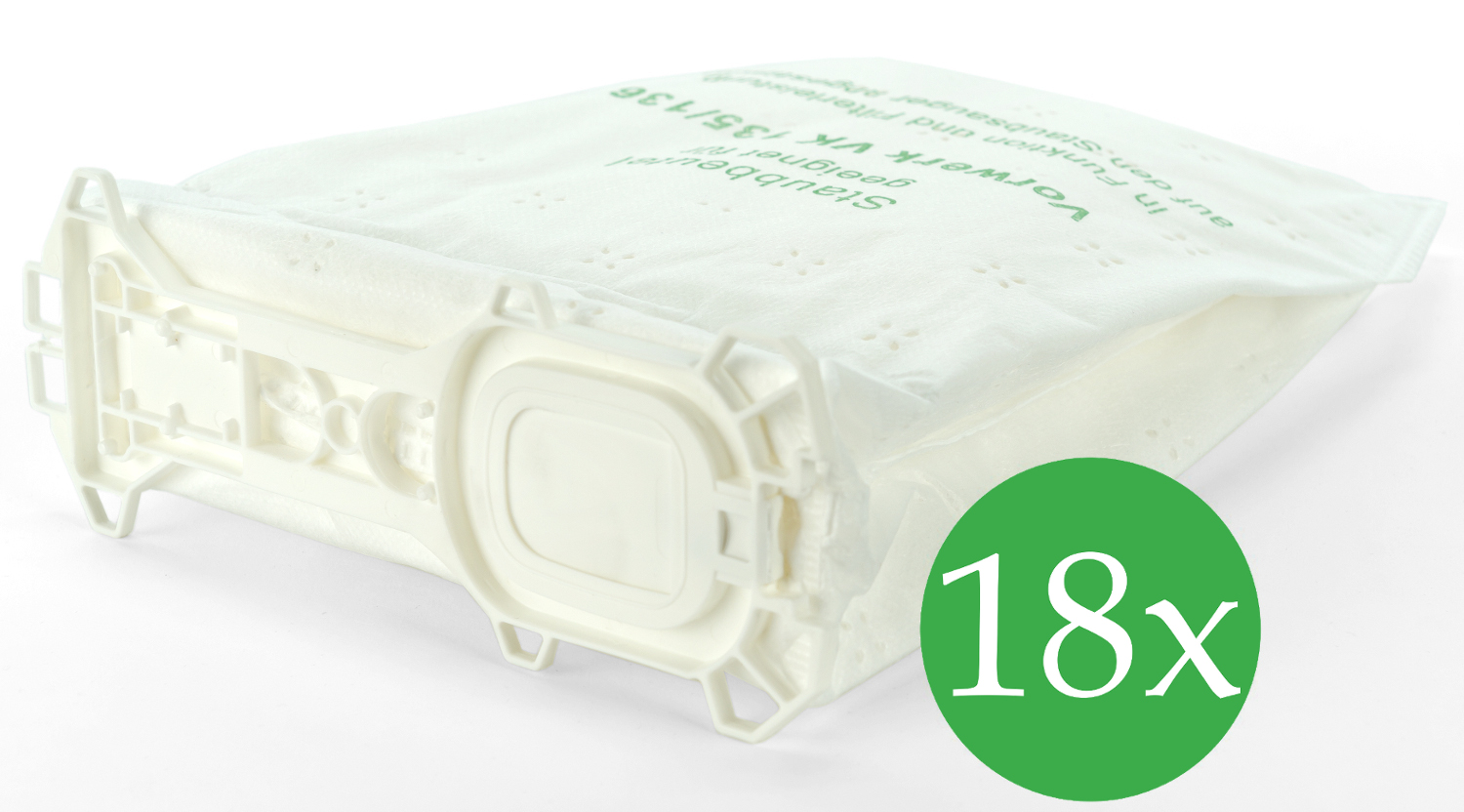 Artikelbild 1 des Artikels “Vorratspackung 18 Filtertüten passend für Vorwerk Kobold 135 / 136 “
