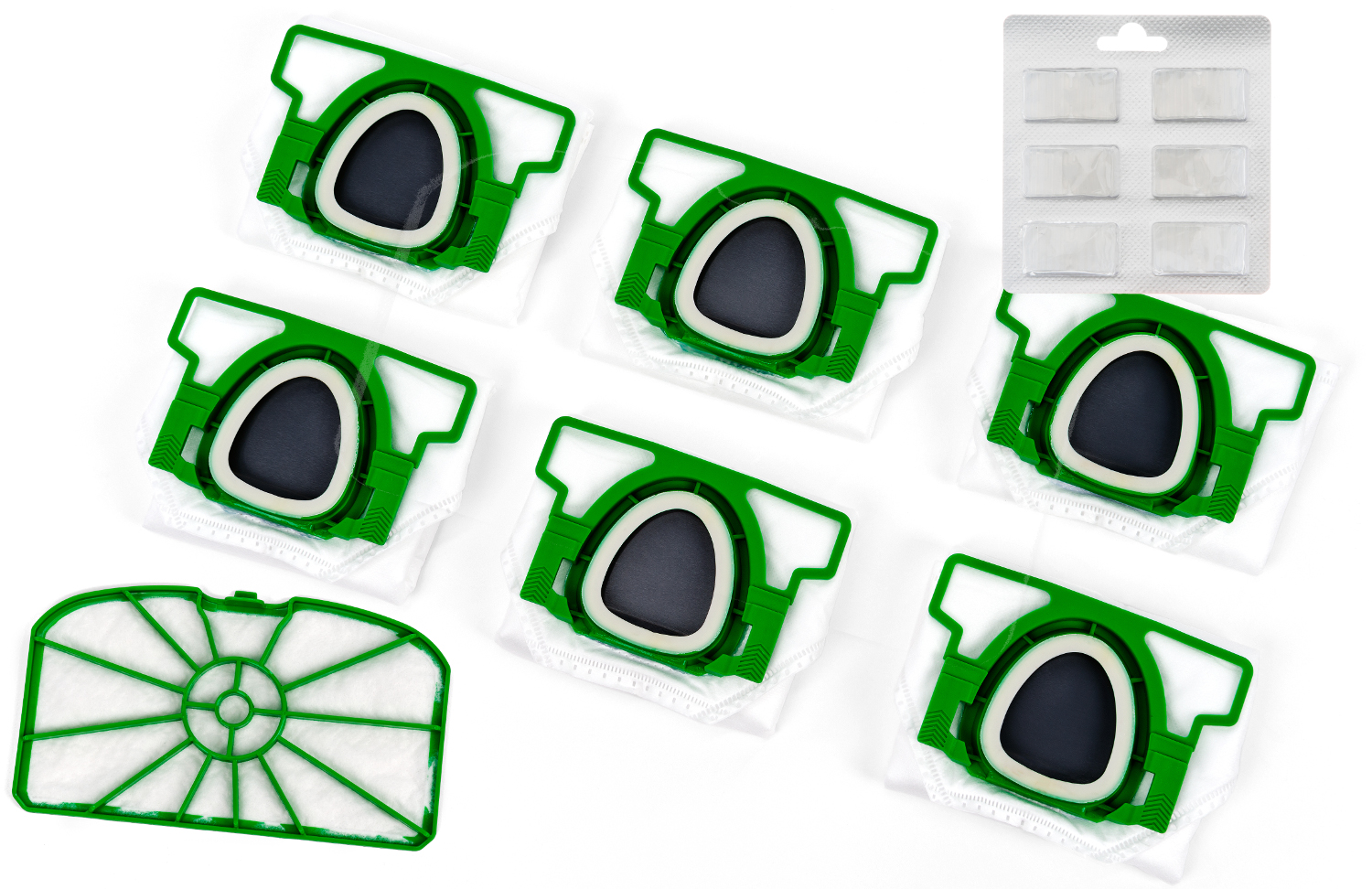 Artikelbild 1 des Artikels “Hepa-Set FP200 mit Duftchips passend für Vorwerk Kobold VK 200 “