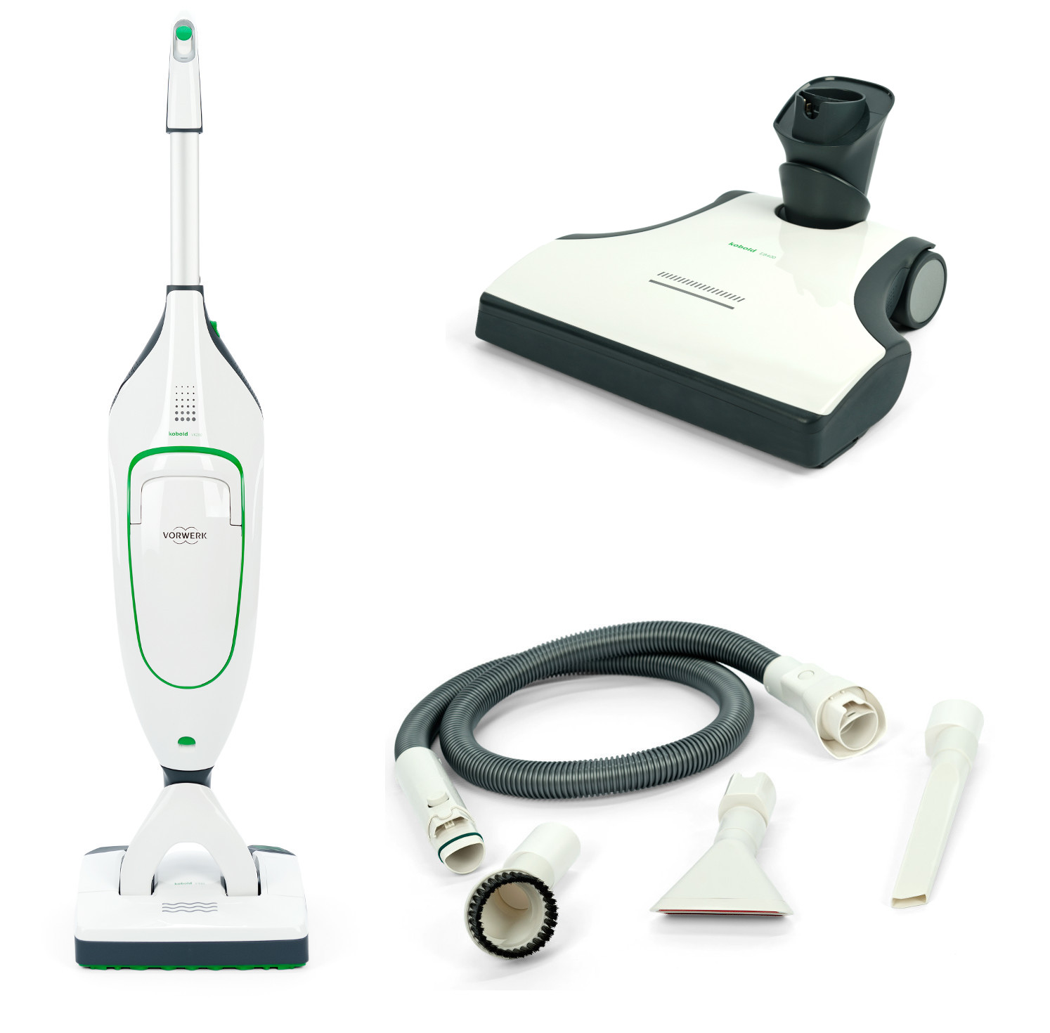 Artikelbild 1 des Artikels “Vorwerk Kobold 200 mit Saugwischer SP600 + EB400 und Zubehörset “